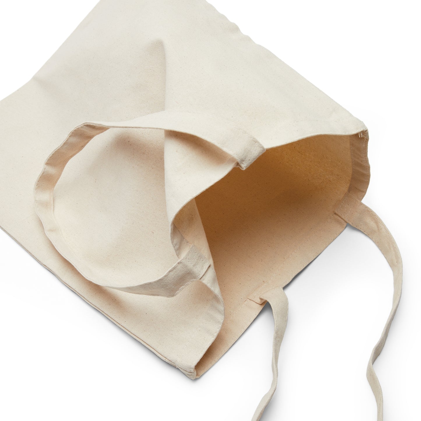 Hand Heart Cotton Canvas Tote Bag