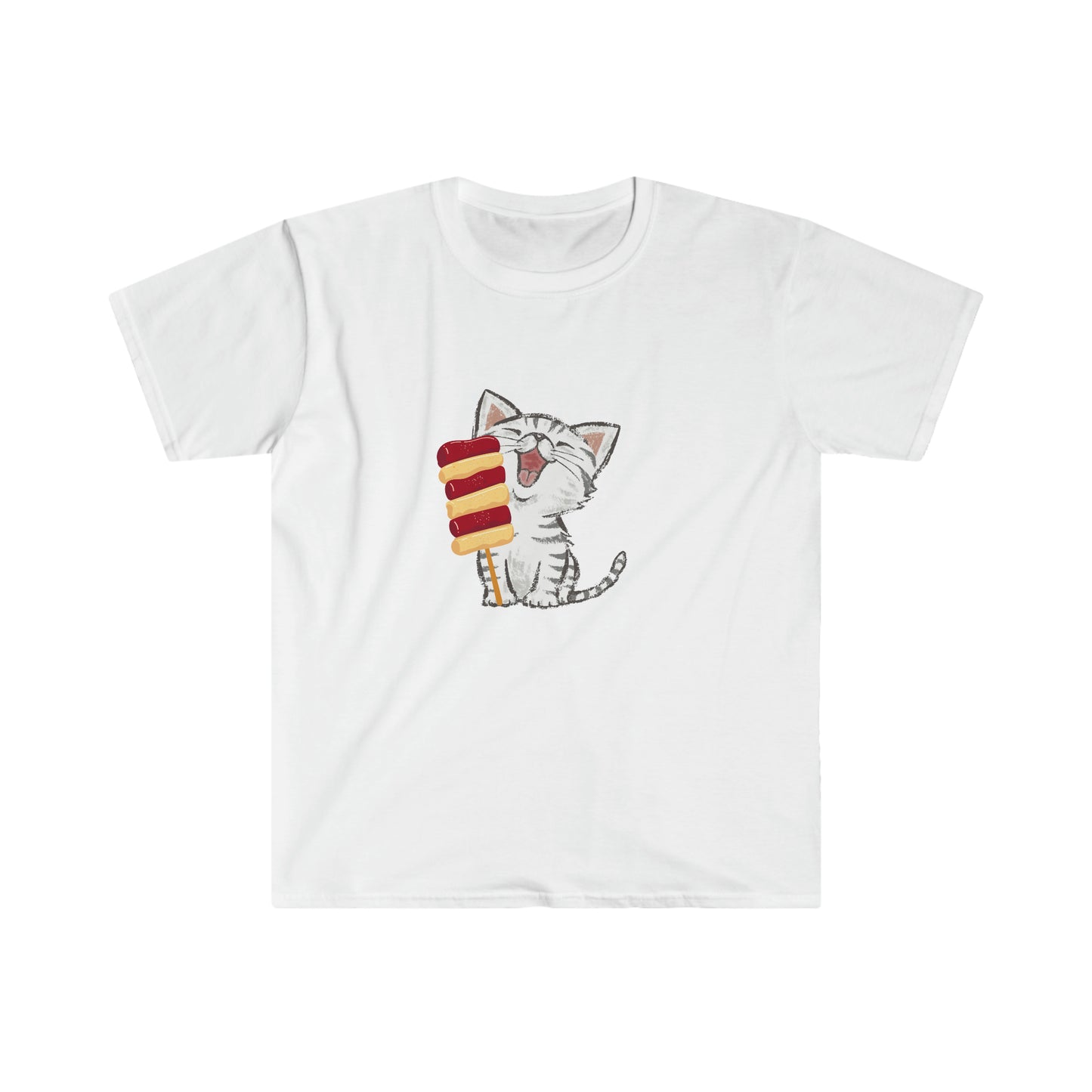 Happy Cat with Korean Snack T-Shirt
