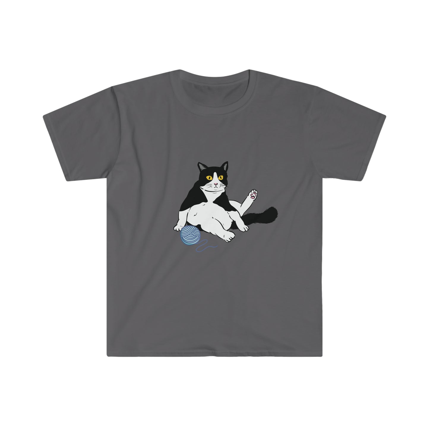 Tuxedo Chonk with Yarn T-Shirt