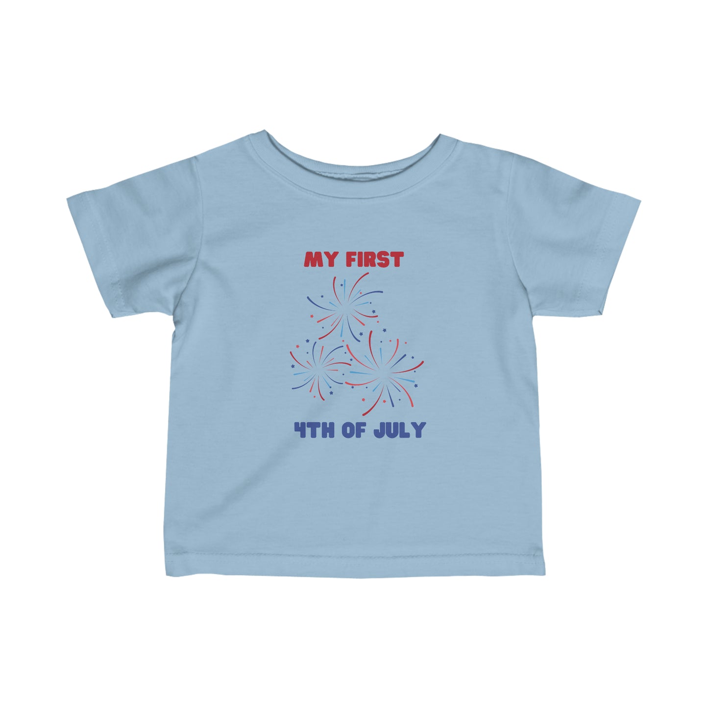Infant 4th of July Tee, My First 4th of July, Fourth of July, Independence day