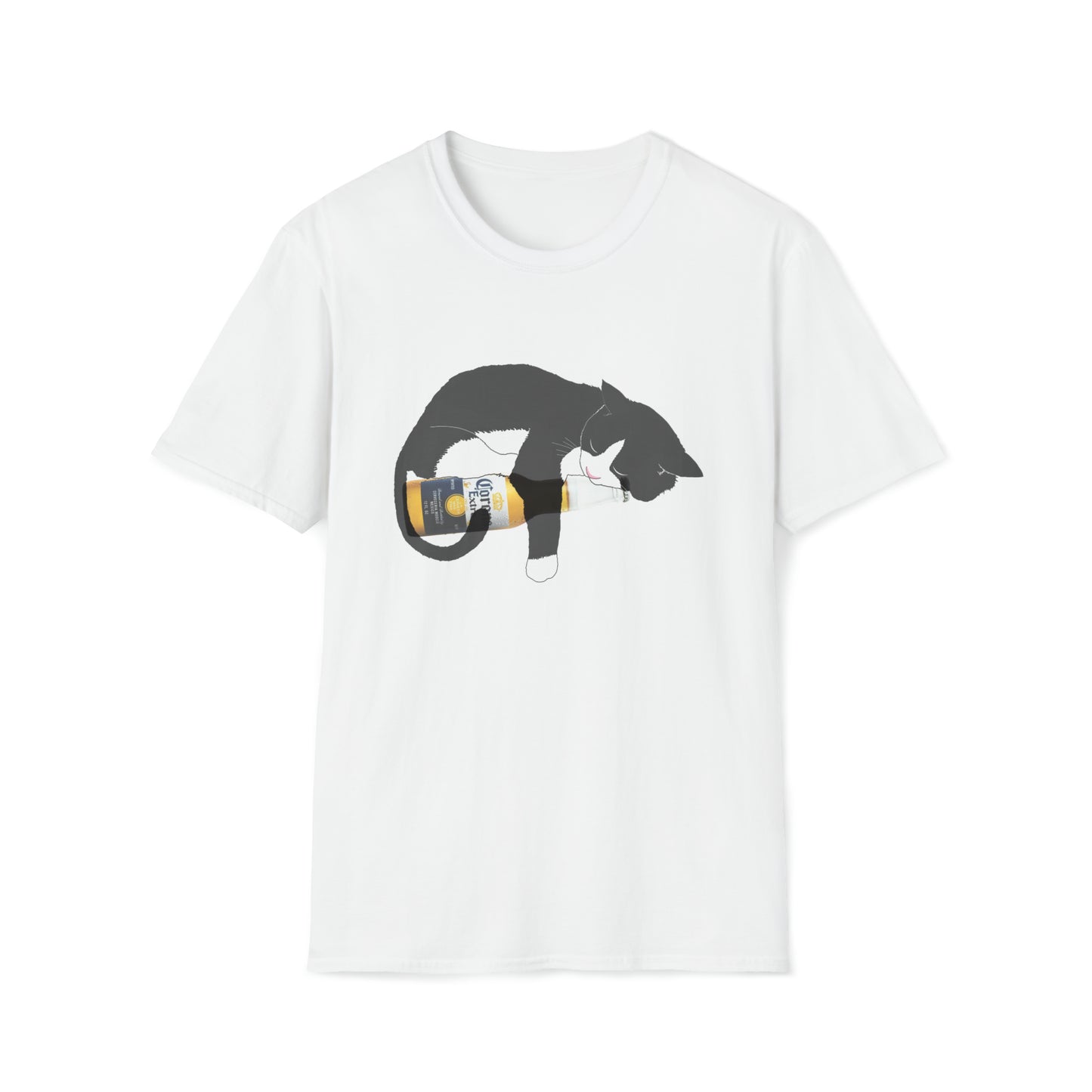 Sleeping Beer Kitty T-Shirt