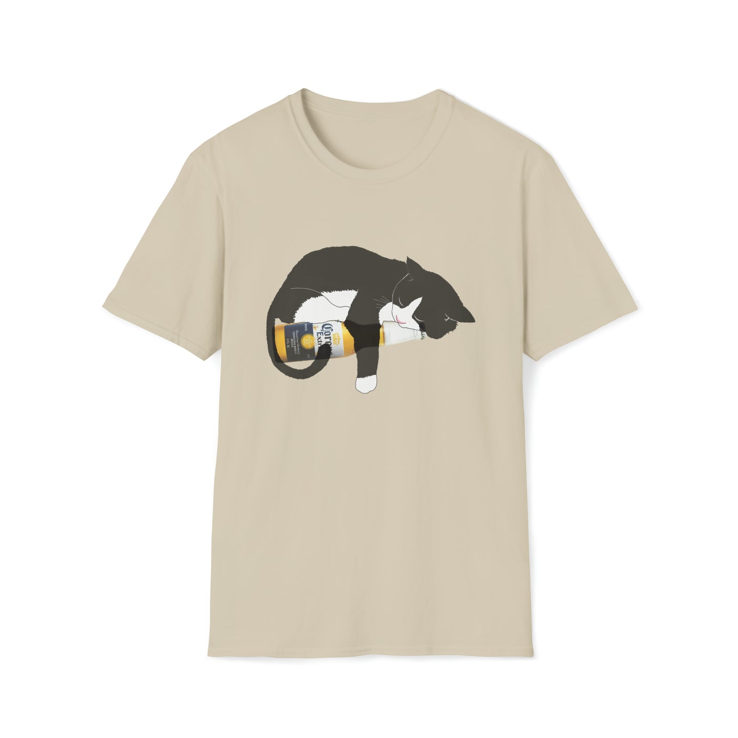 Sleeping Beer Kitty T-Shirt