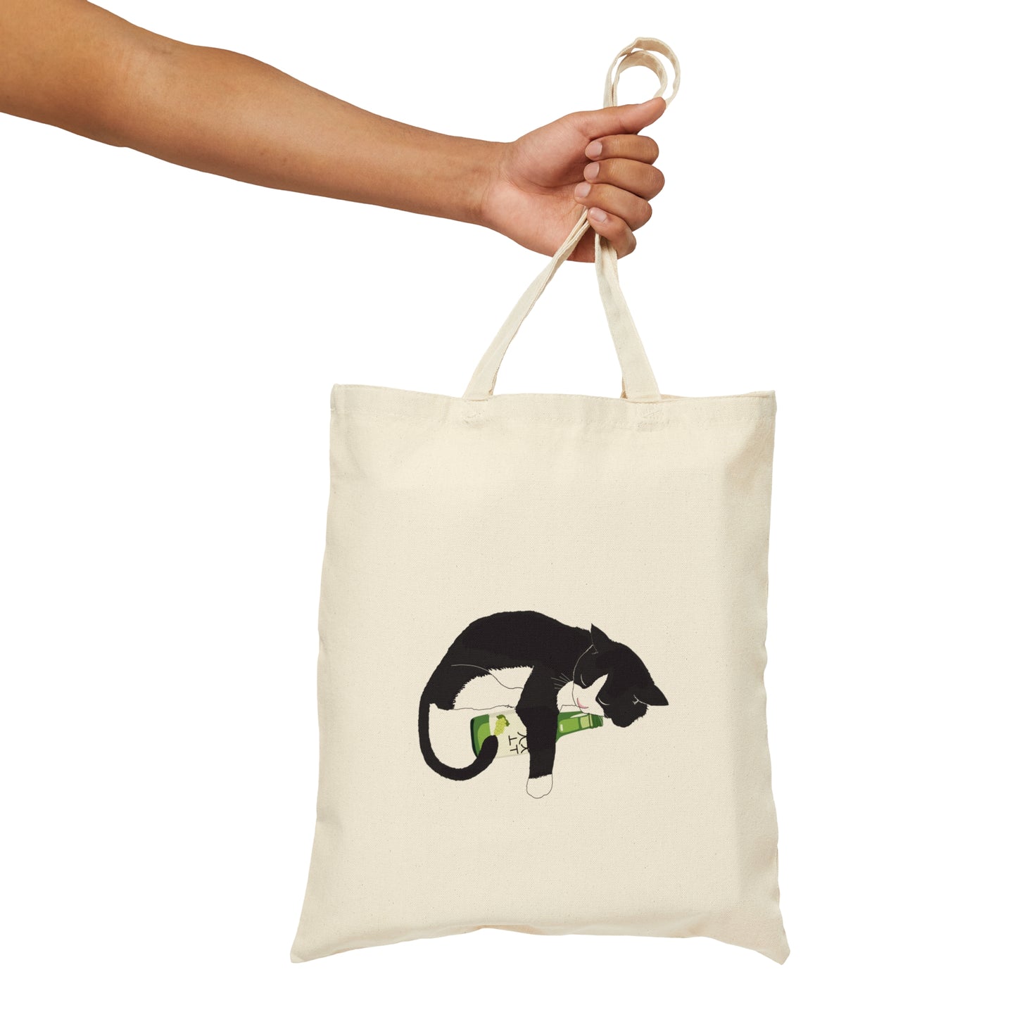 Soju Sleeping Kitty Tote Bag