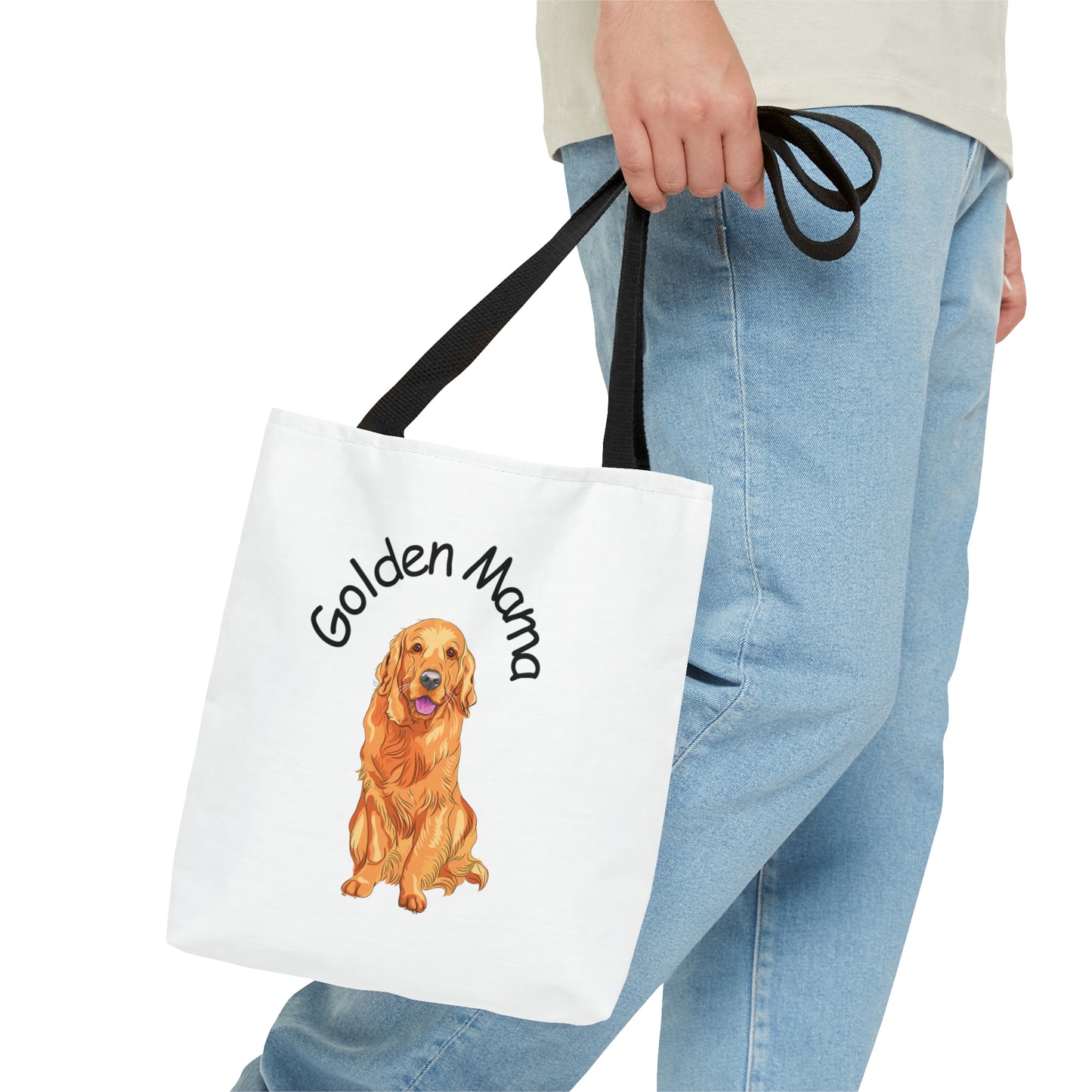 Golden Mama Tote Bag Golden Retriever Dog