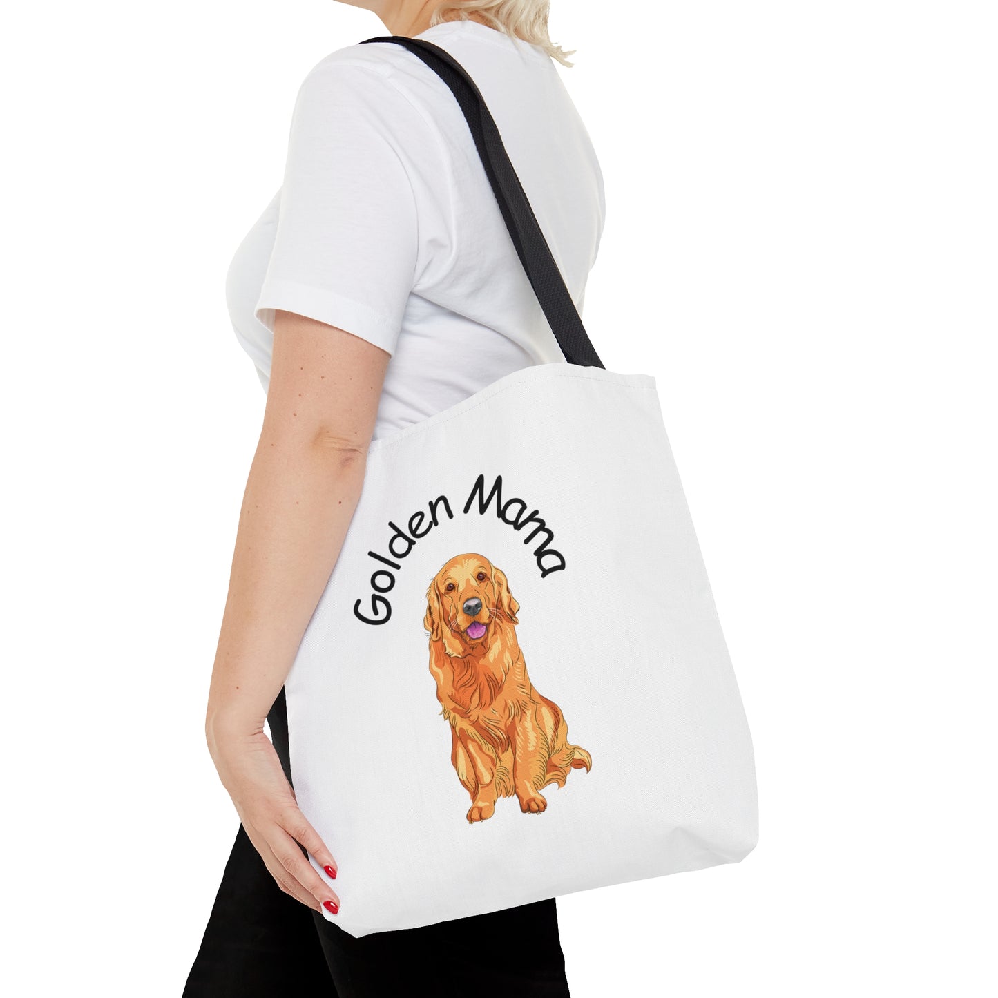Golden Mama Tote Bag Golden Retriever Dog
