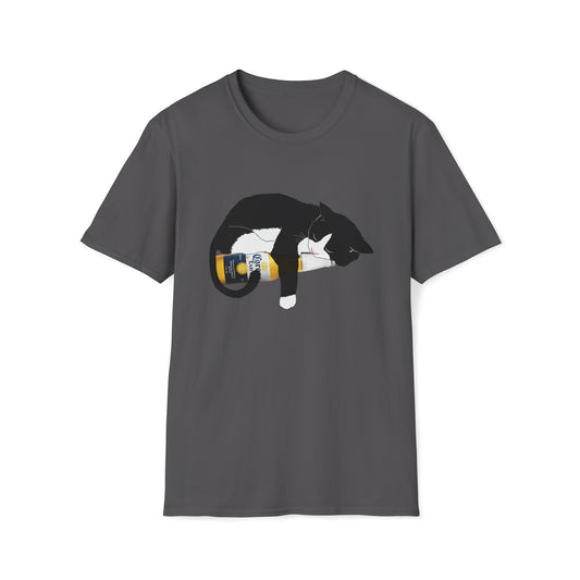 Sleeping Beer Kitty T-Shirt