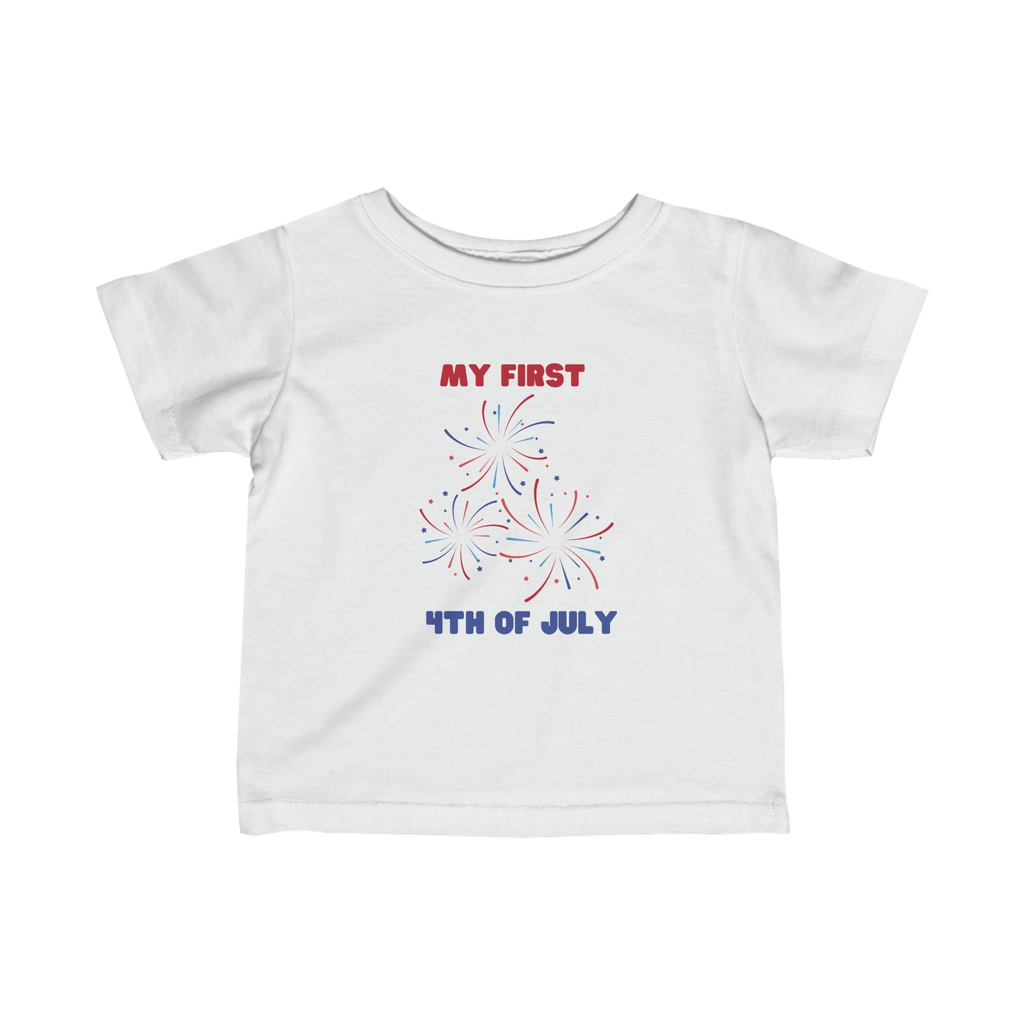 Infant 4th of July Tee, My First 4th of July, Fourth of July, Independence day