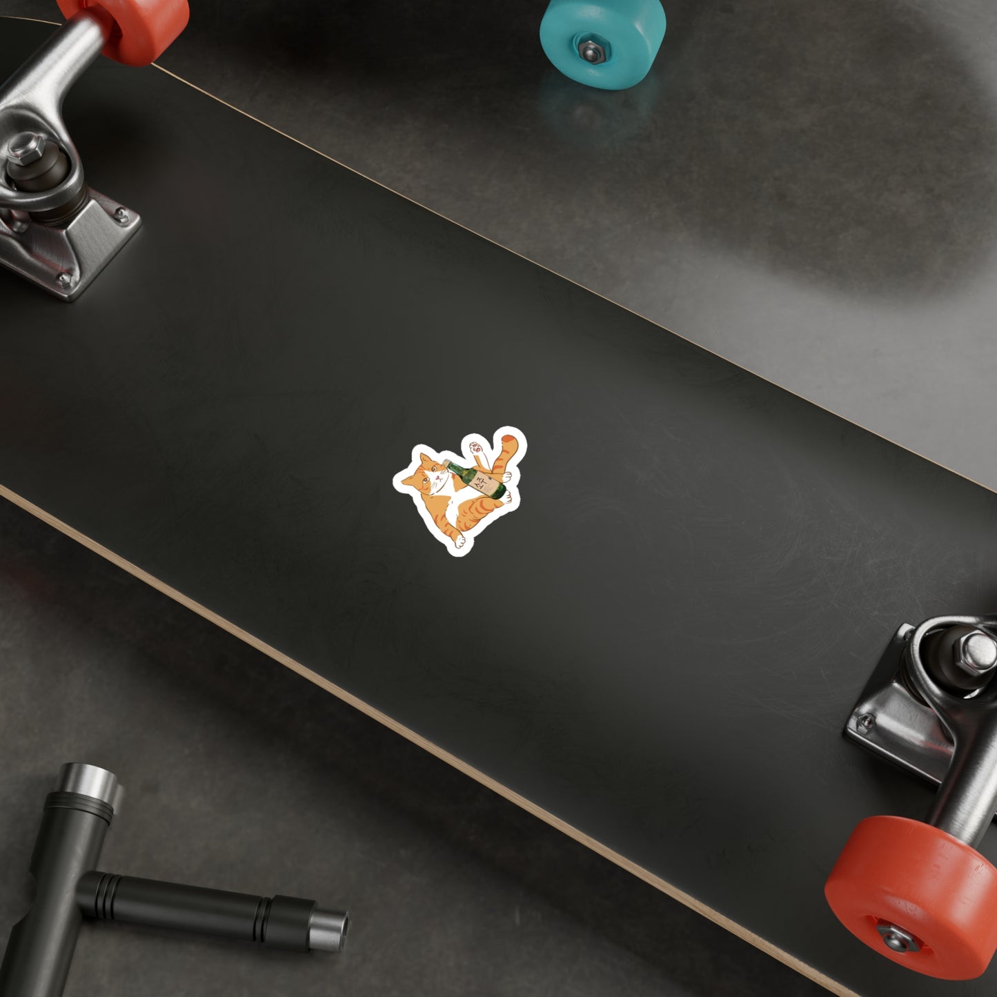 Chonky Soju Cat Vinyl Sticker