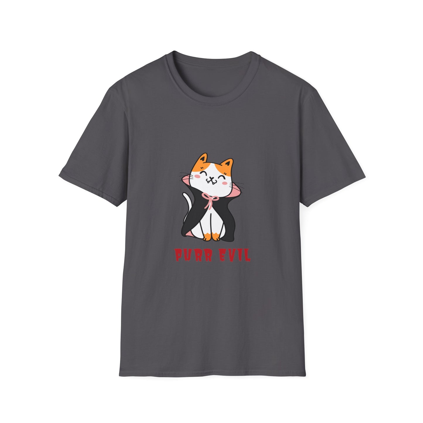 Unisex Purr Evil Cat T-Shirt Halloween