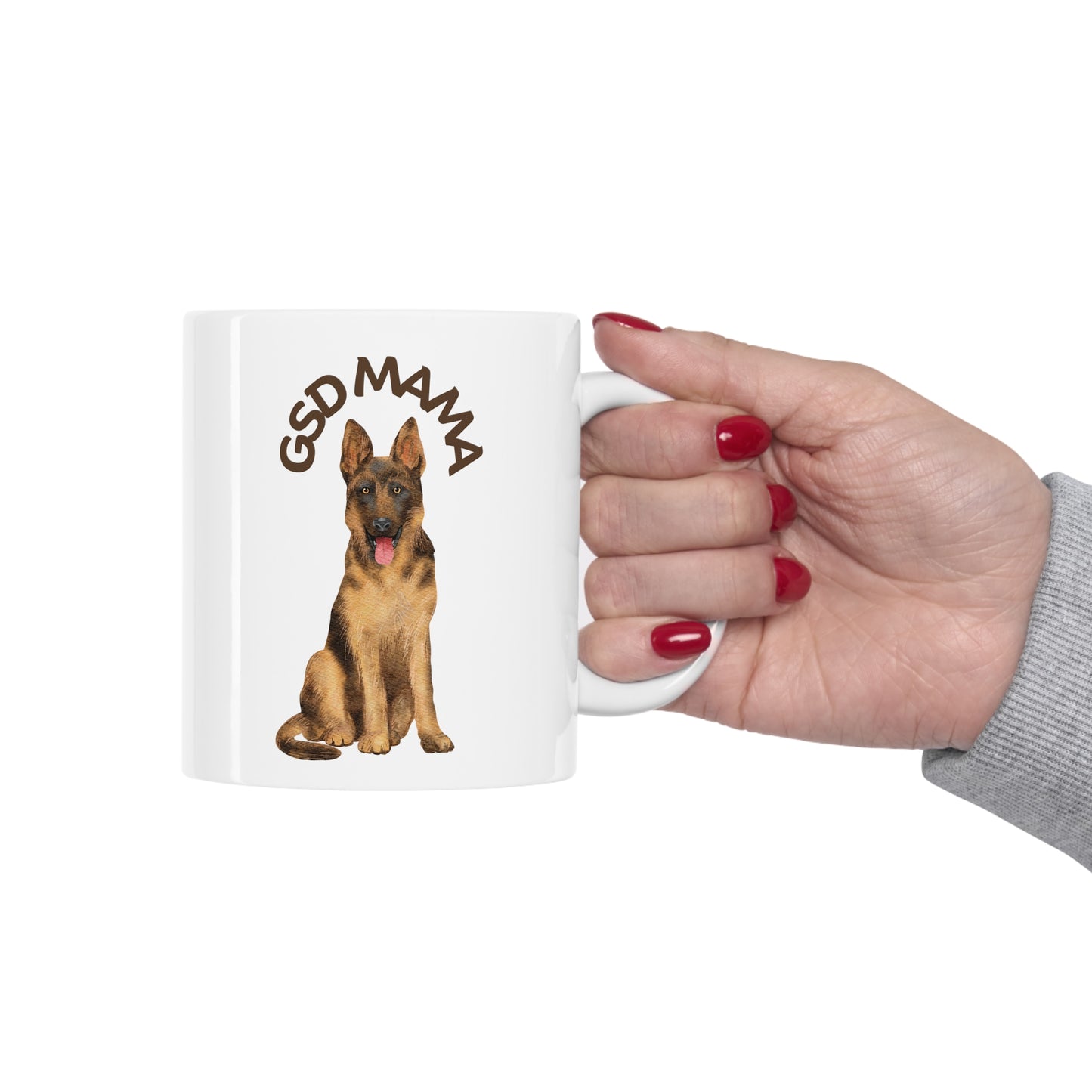 GSD MAMA Ceramic Mug 11oz German Shepherd