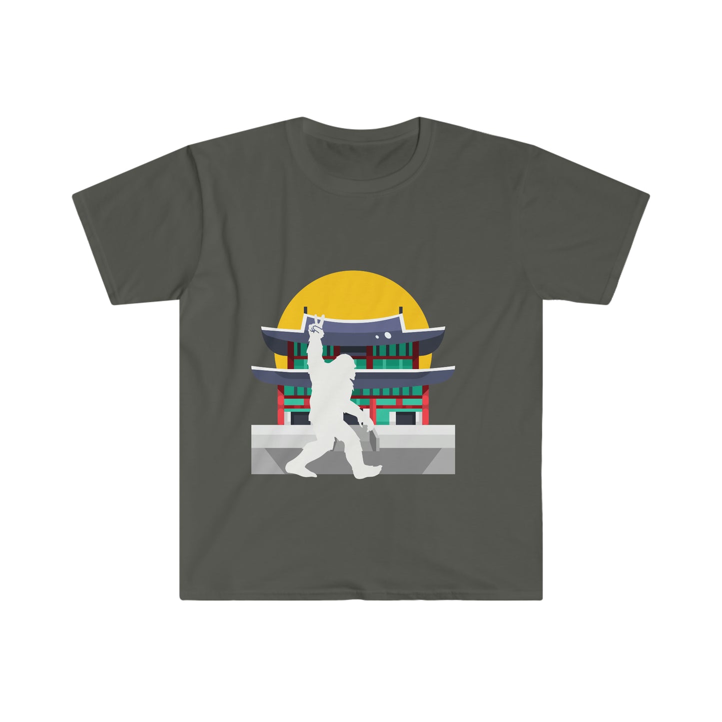Unisex Bigfoot in Korea T-Shirt