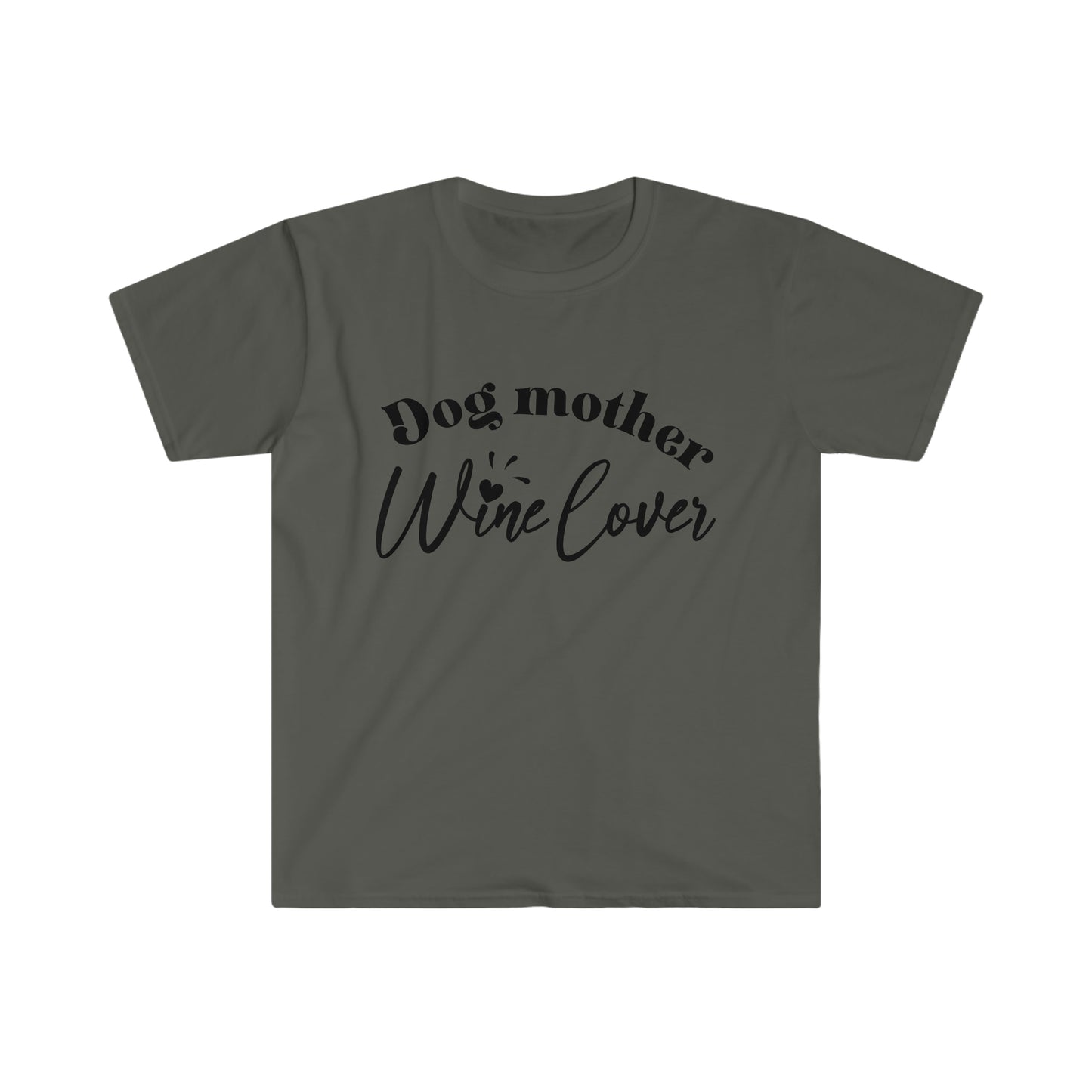 "Dog Mother, Wine Lover" T-Shirt