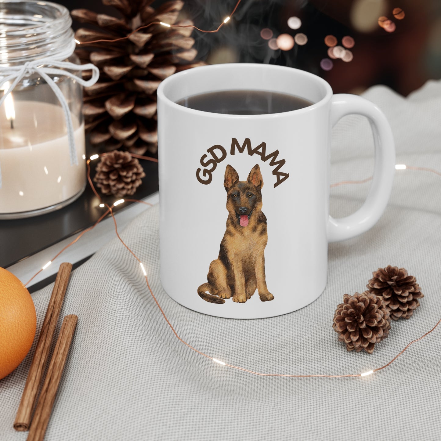 GSD MAMA Ceramic Mug 11oz German Shepherd