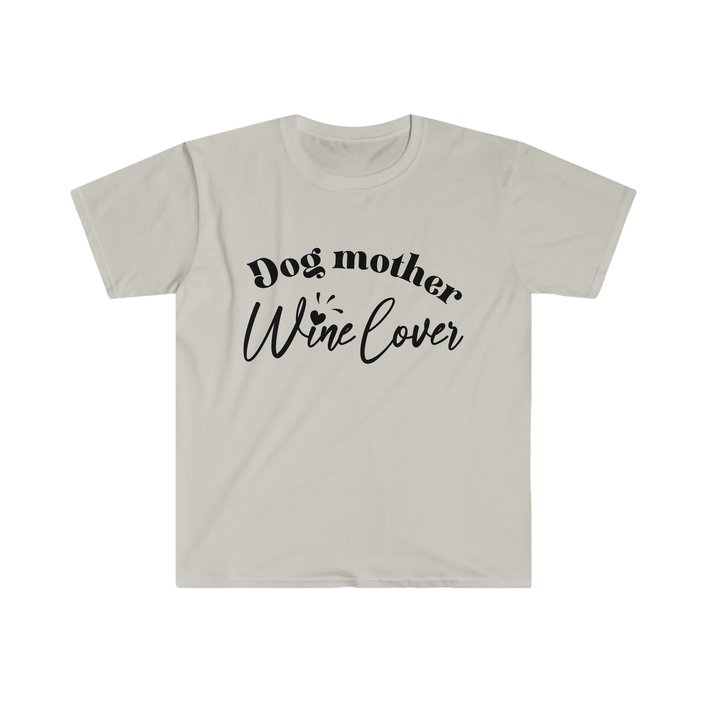"Dog Mother, Wine Lover" T-Shirt
