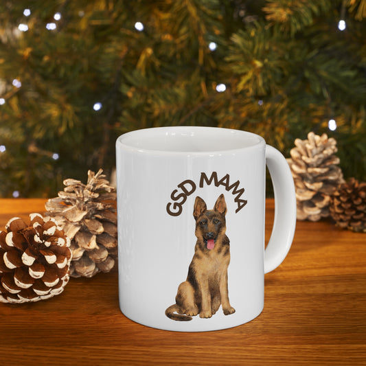 GSD MAMA Ceramic Mug 11oz German Shepherd