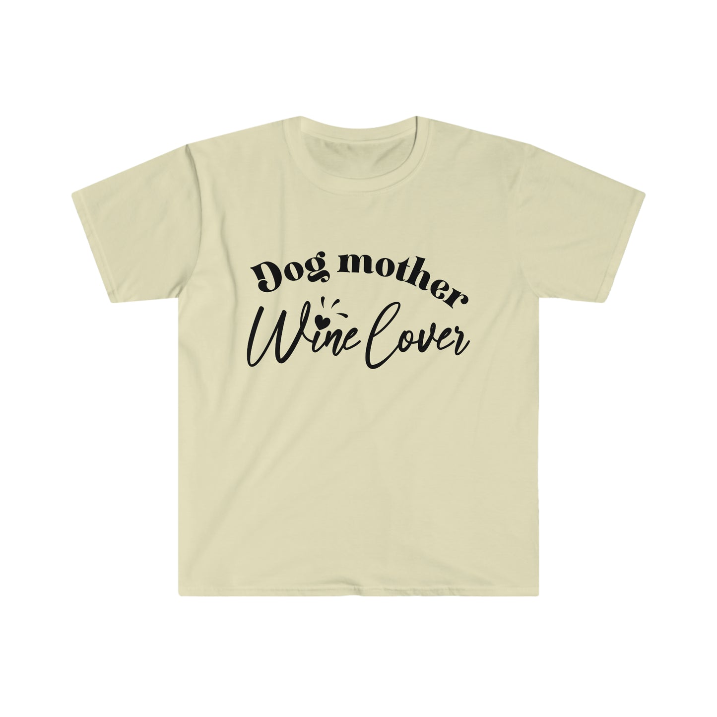 "Dog Mother, Wine Lover" T-Shirt