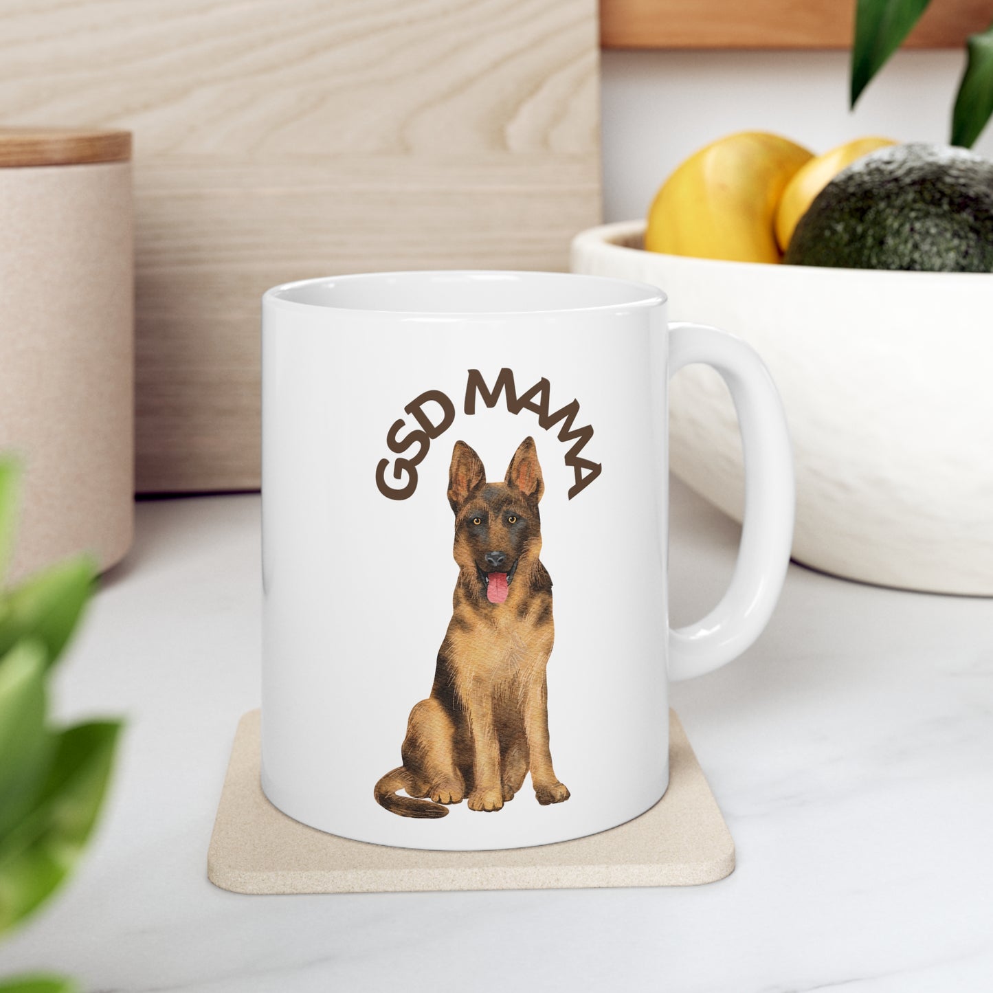 GSD MAMA Ceramic Mug 11oz German Shepherd
