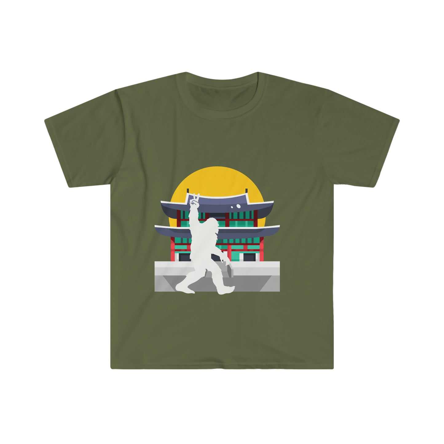 Unisex Bigfoot in Korea T-Shirt