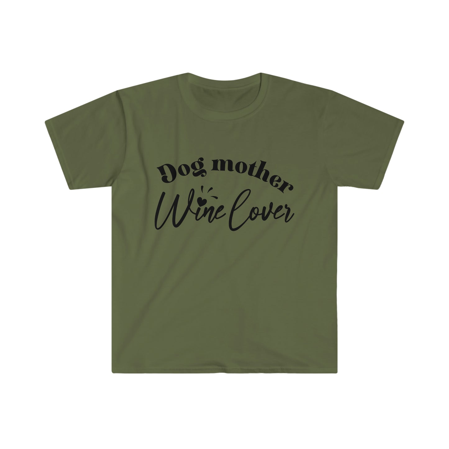 "Dog Mother, Wine Lover" T-Shirt