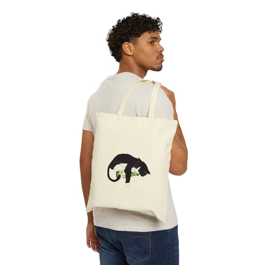 Soju Sleeping Kitty Tote Bag