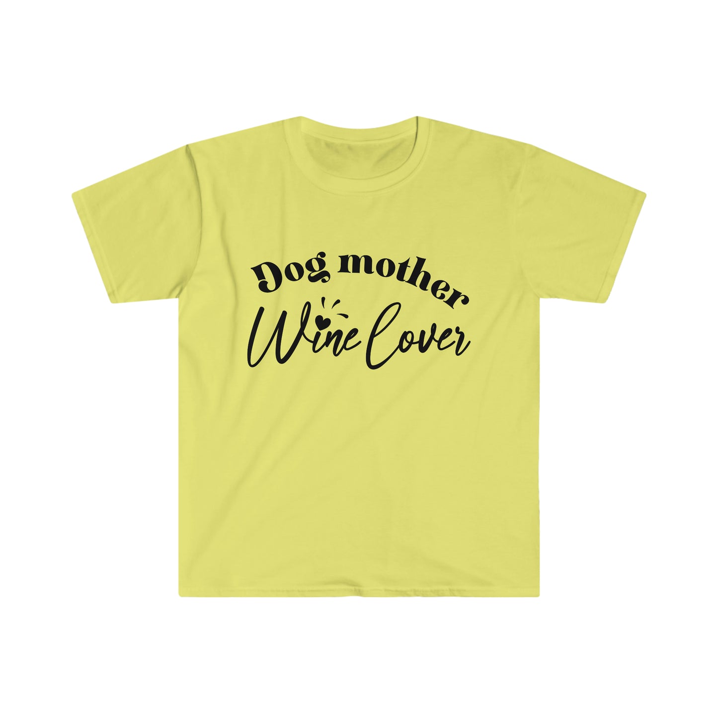 "Dog Mother, Wine Lover" T-Shirt