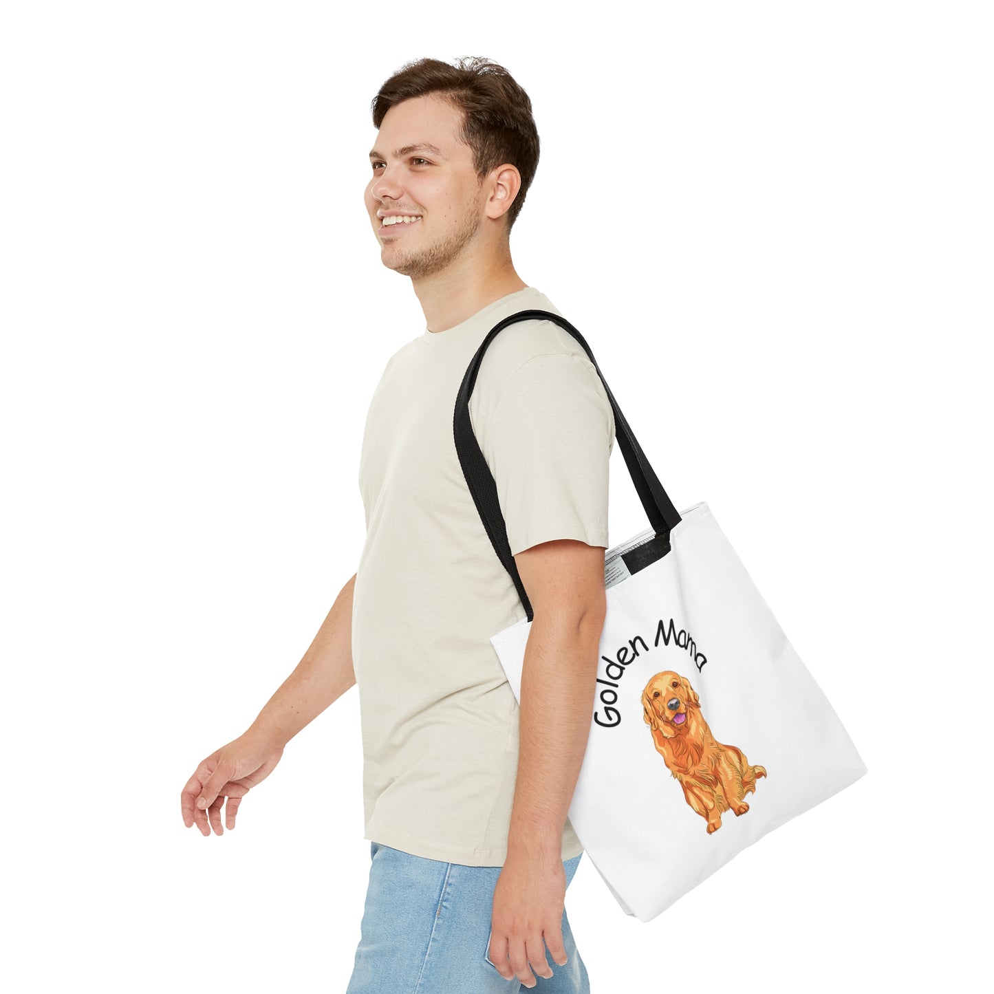 Golden Mama Tote Bag Golden Retriever Dog