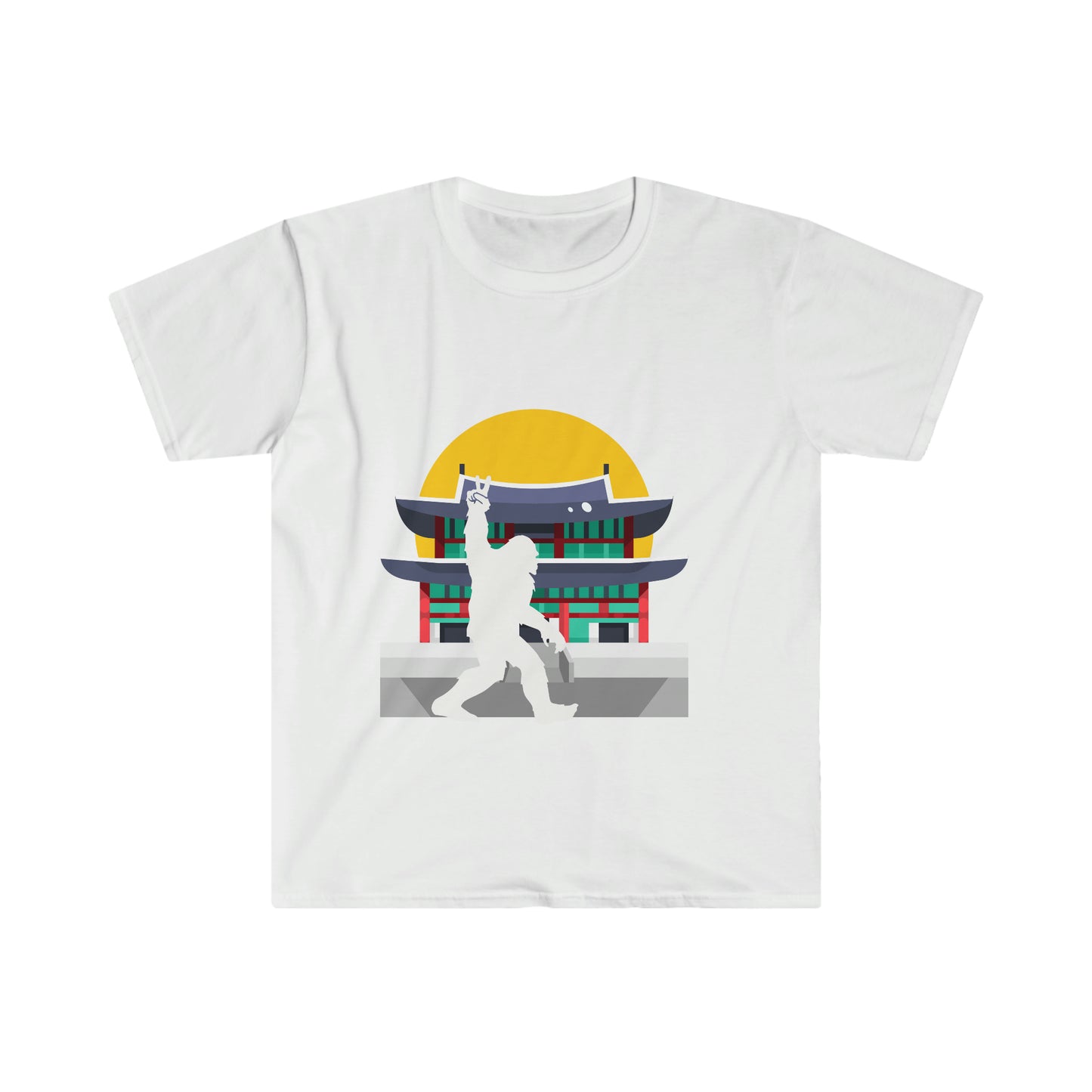 Unisex Bigfoot in Korea T-Shirt