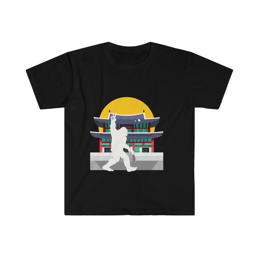 Unisex Bigfoot in Korea T-Shirt