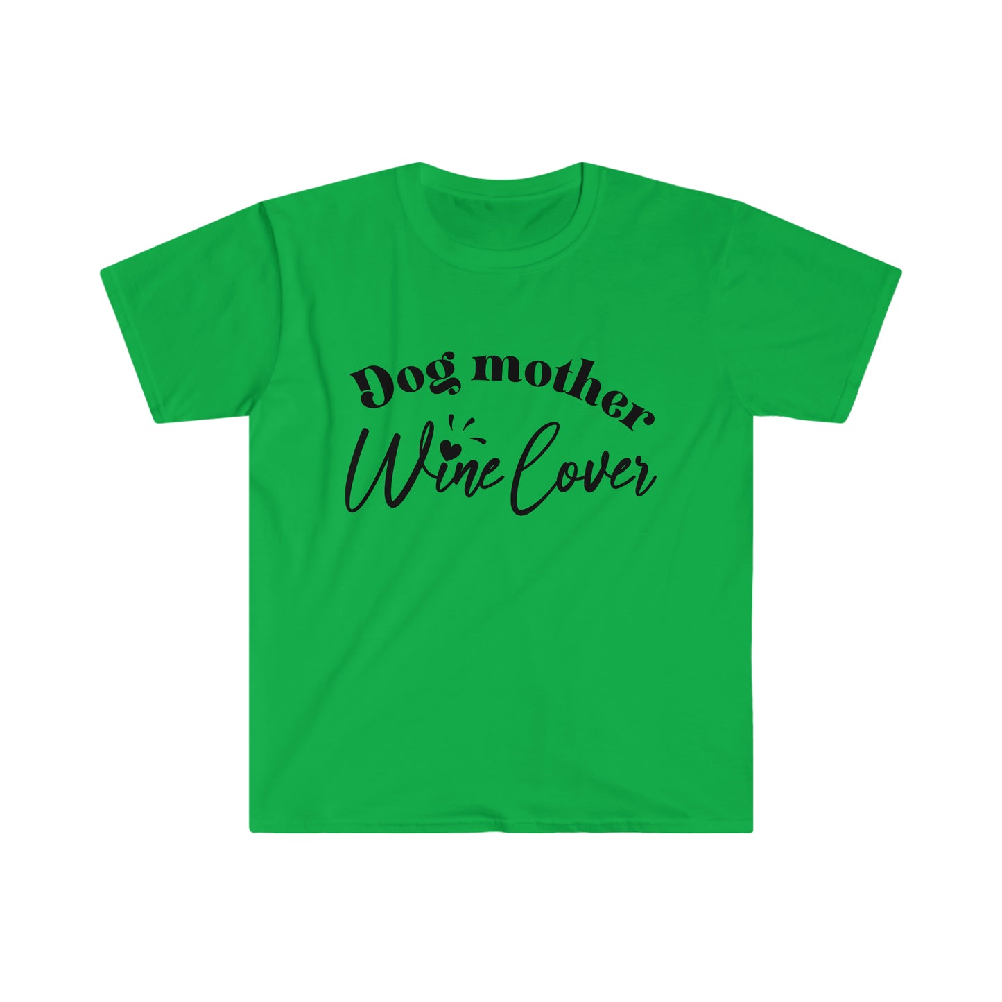 "Dog Mother, Wine Lover" T-Shirt